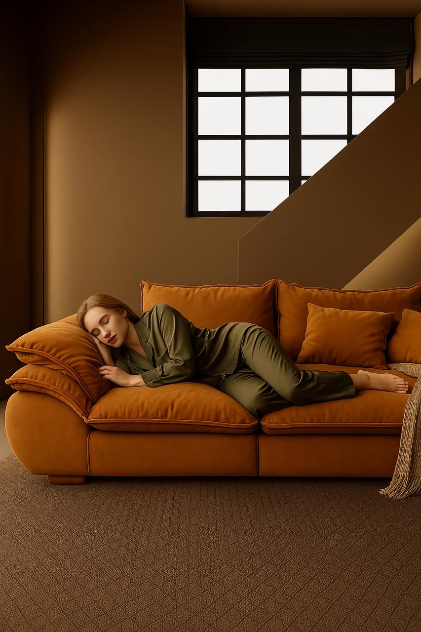 Modern Orange Sofa